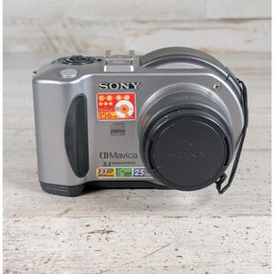 Sony CD Mavica MVC-CD300 3.3MP Digital Camera Digicam PARTS/REPAIR NO BATTERY